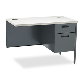 HON® Metro Classic Series Workstation Return, Left, 42w X 24d, Harvest-putty freeshipping - TVN Wholesale